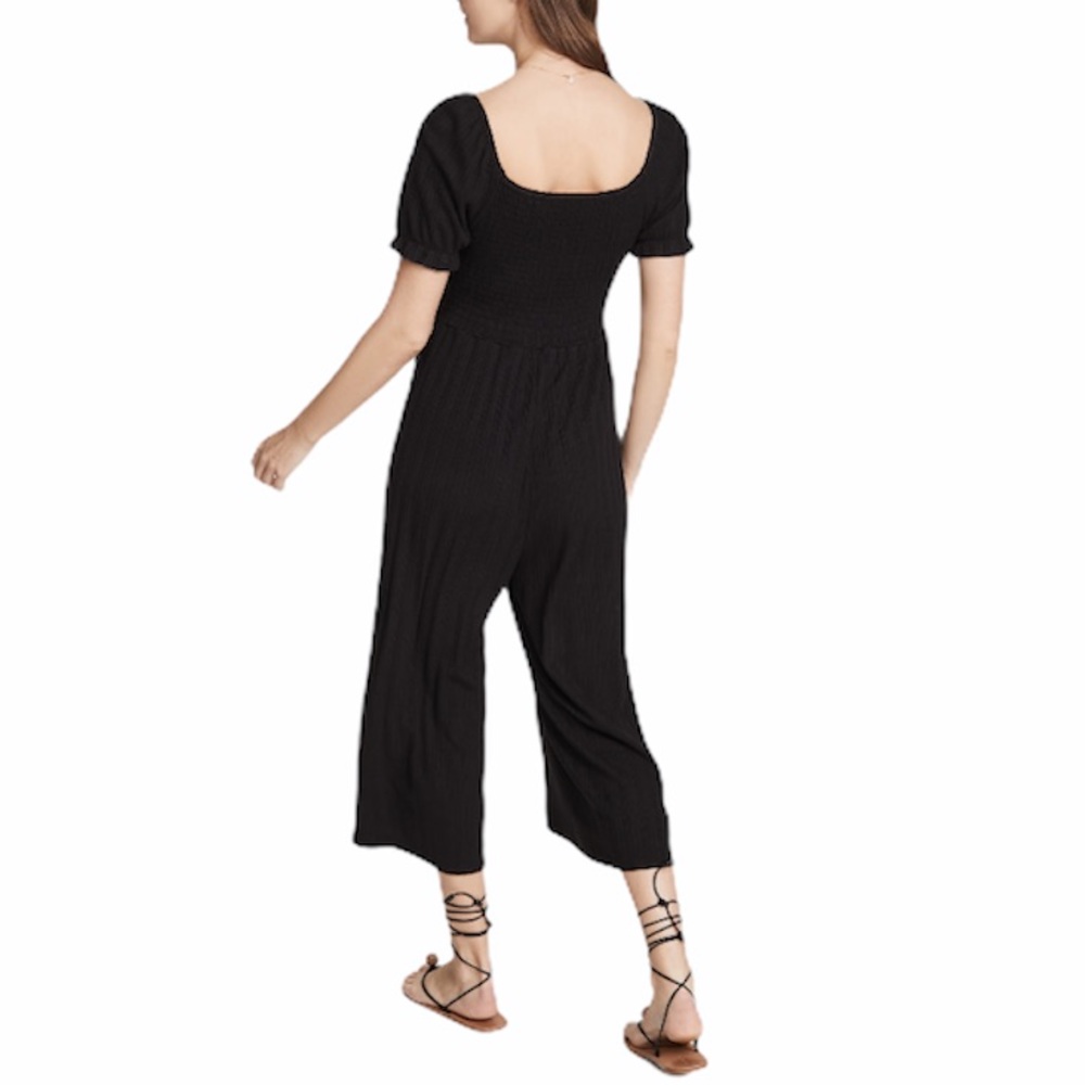 Jack By BB Dakota Total Smock Out Black Jumpsuit M - Picture 8 of 16